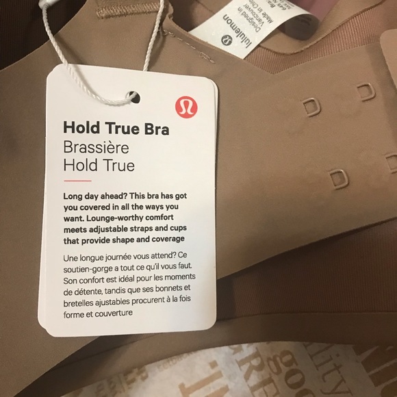 🥰 Lululemon Hold True Bra 32B 32D 34B 38C - Picture 7 of 8